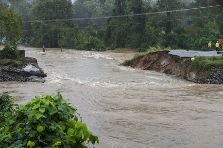 flood waters